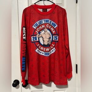 WWE John Cena rise above hate long sleeve shirt wrestling exercise outdoor gifts